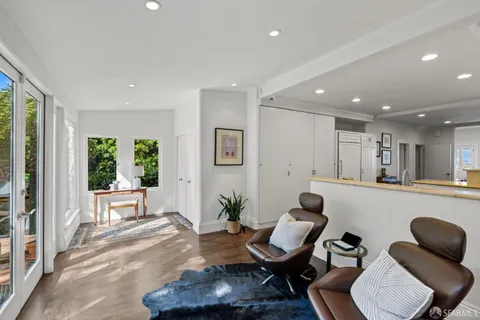 a view of a city with tall buildings