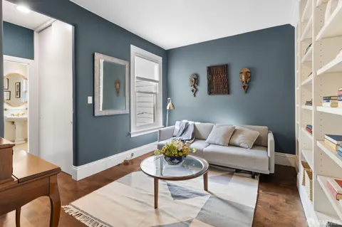 a view of a chair in the roof deck