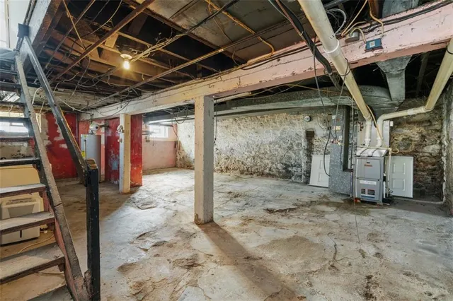 a view of under construction room and staircase