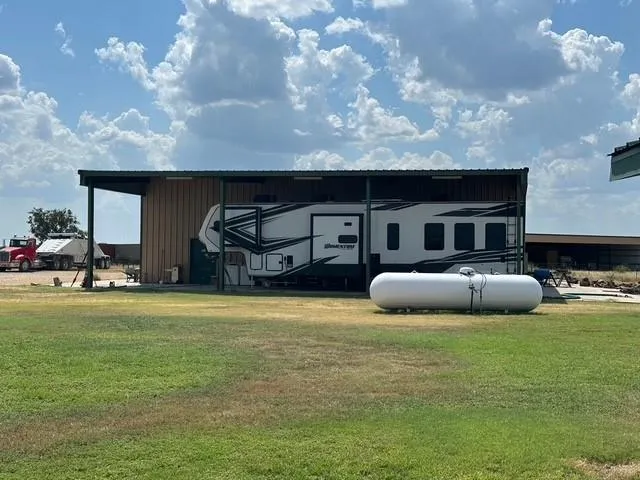 a view of a house with a patio