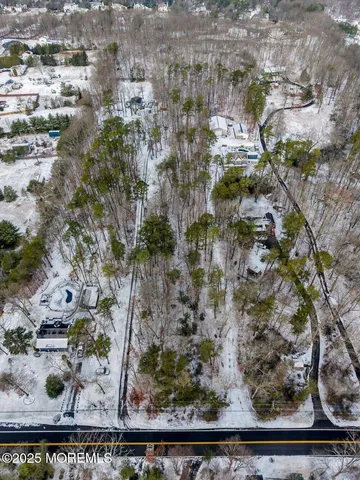 a view of a yard with an outdoor space