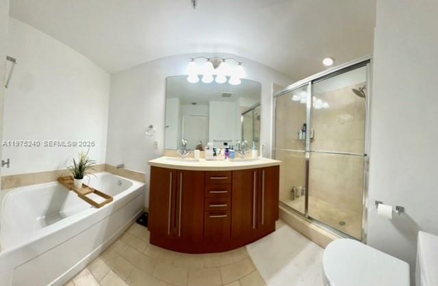 79 Southwest 12th Street, Unit 2010 Miami, FL 33130 - Photo 11 of 20 a bathroom with a sink a toilet and shower