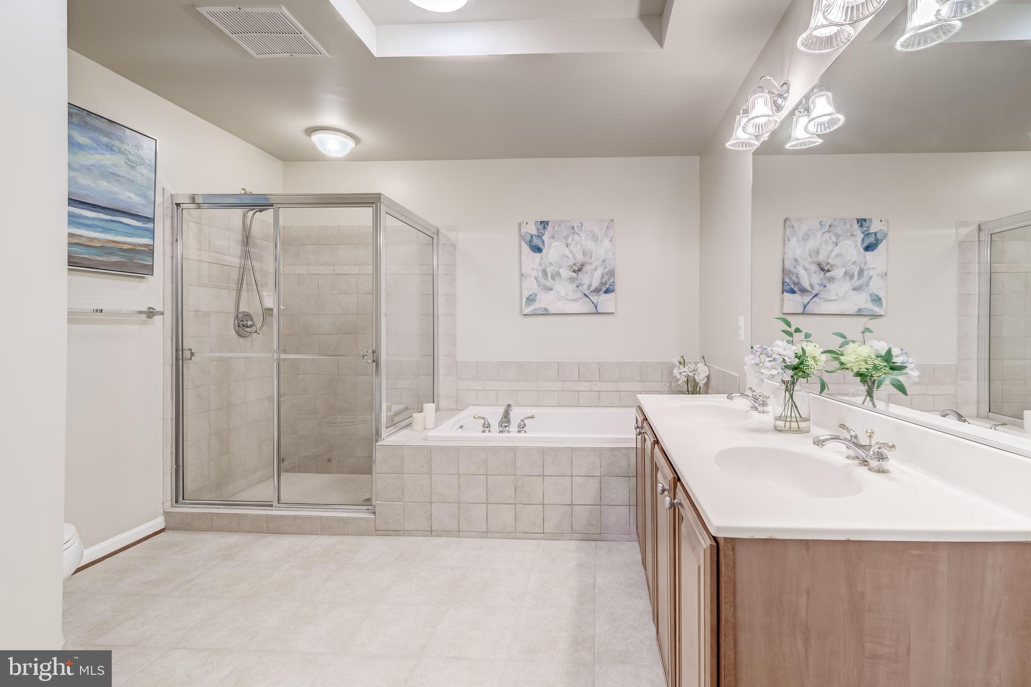 4618 Hummingbird Way, Unit 101 Fairfax, VA 22033 - Photo 6 of 42 Luxury primary bath