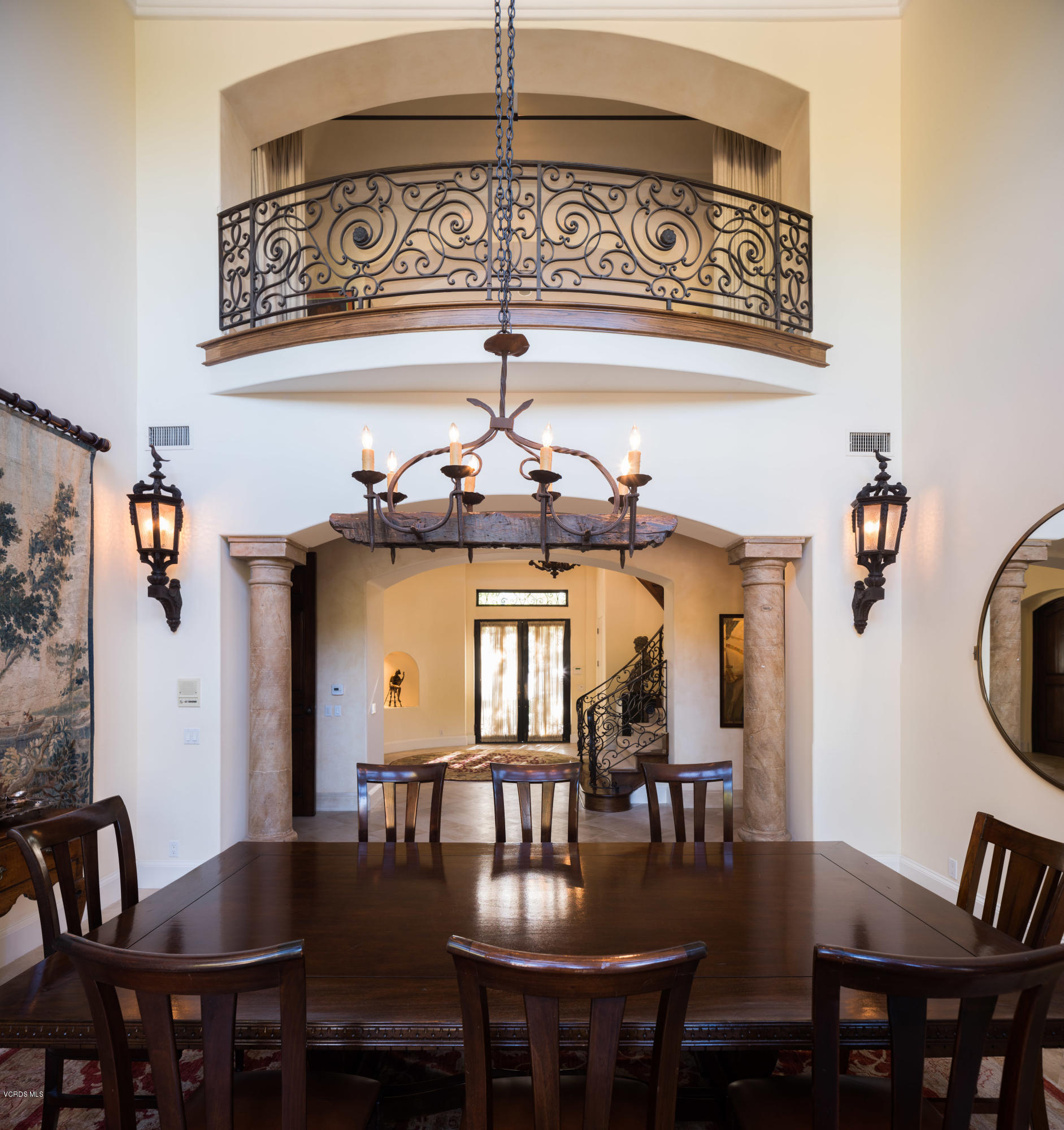 14003 Aubrey Road Beverly Hills, CA 90210 - Photo 15 of 49 a view of a dining room with furniture and wooden floor