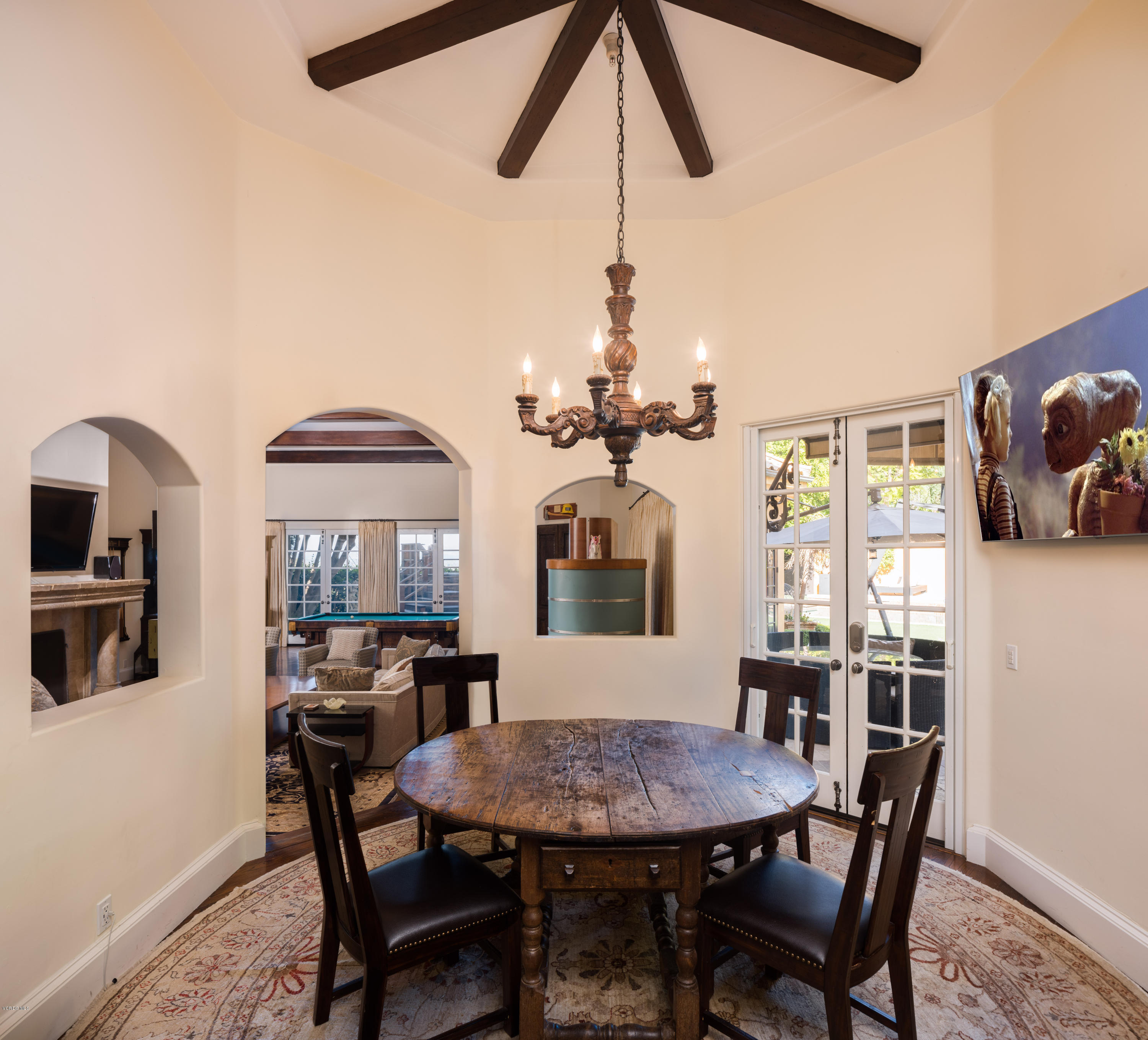14003 Aubrey Road Beverly Hills, CA 90210 - Photo 18 of 49 a view of a dining room with furniture