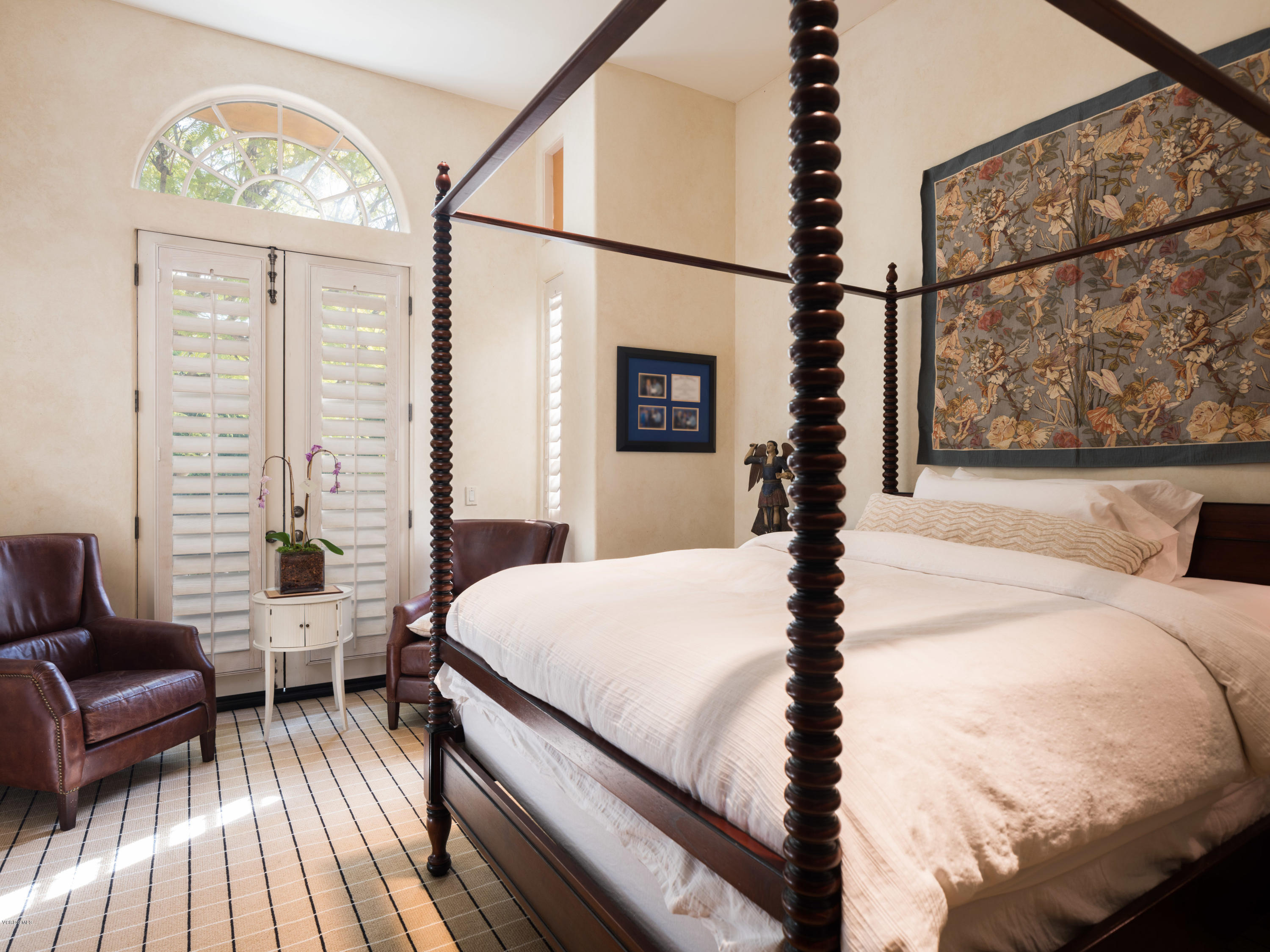 14003 Aubrey Road Beverly Hills, CA 90210 - Photo 26 of 49 a bed room with a bed and a couch