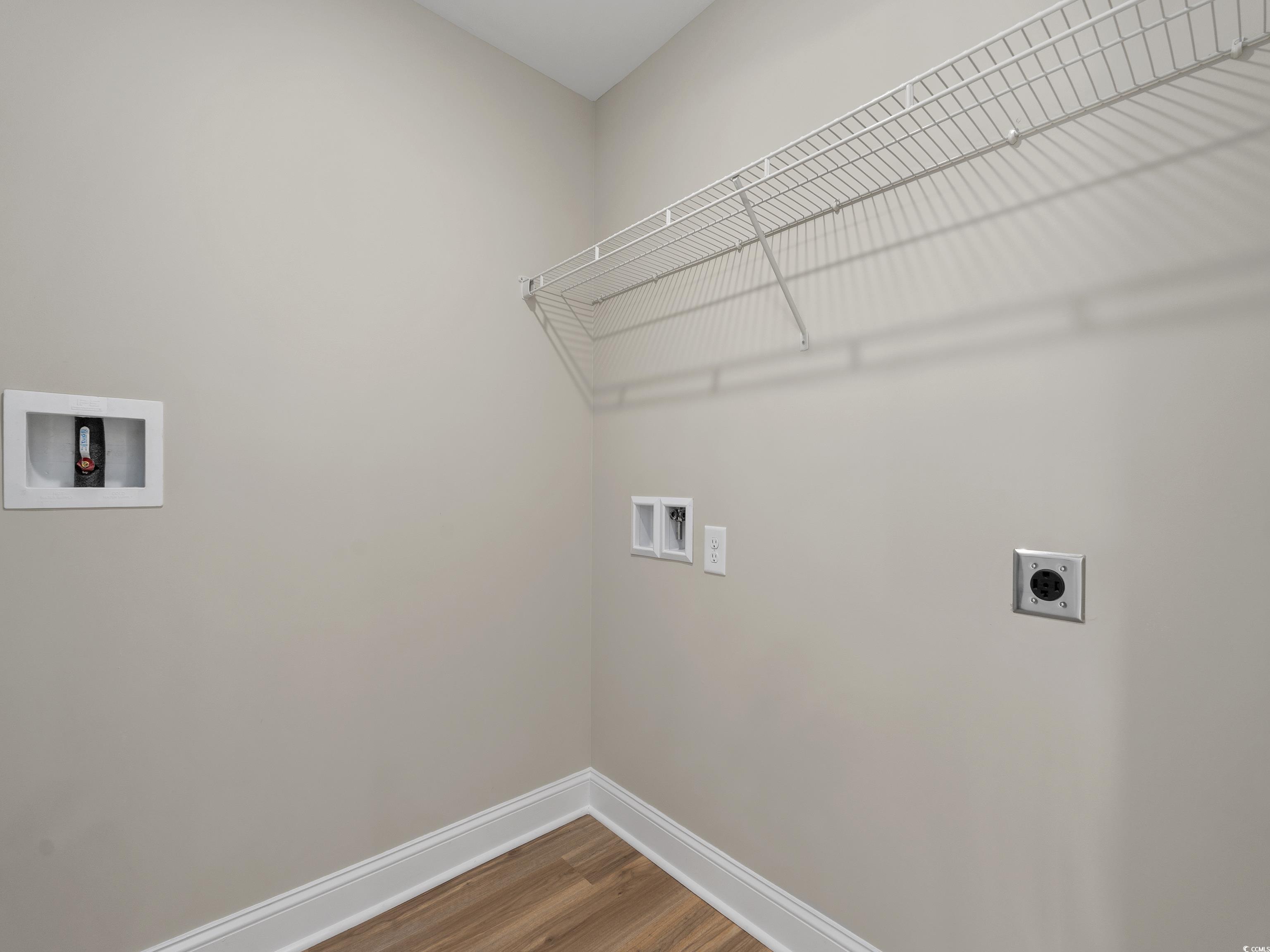 849 Highway 67 Loris Sc 29569 Loris, SC 29569 - Photo 13 of 28 Laundry area featuring laundry area, baseboards, hookup for a washing machine, and electric dryer hookup