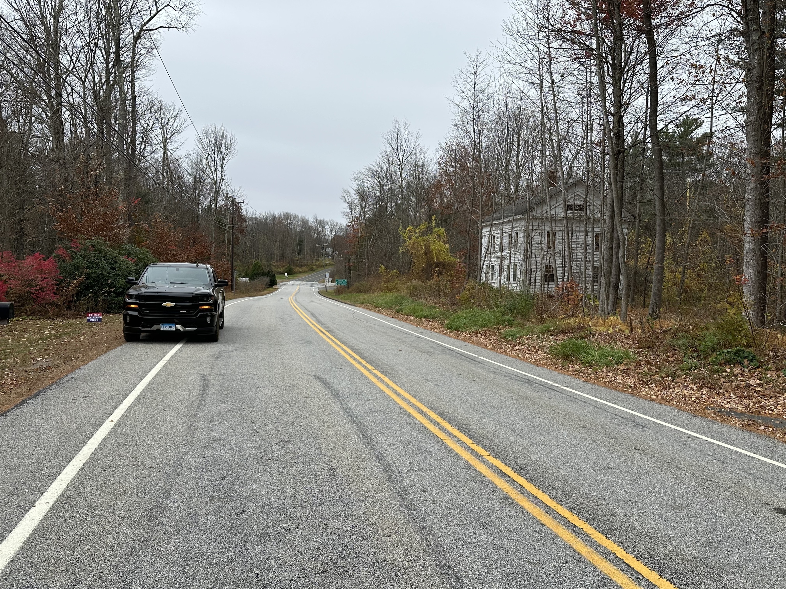 Center Street West Hartland, CT 06091 - Photo 7 of 7 a car parked on the side of a road