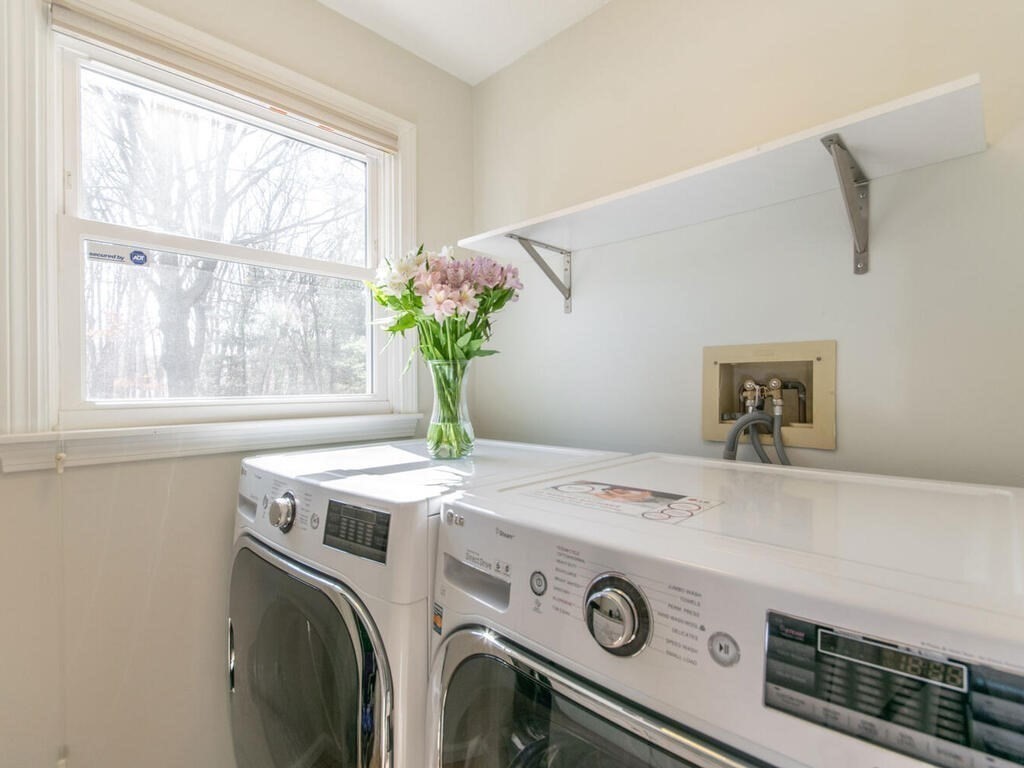 19 Quinnehtuk Road Longmeadow, MA 01106 - Photo 19 of 42 a utility room with dryer and washer