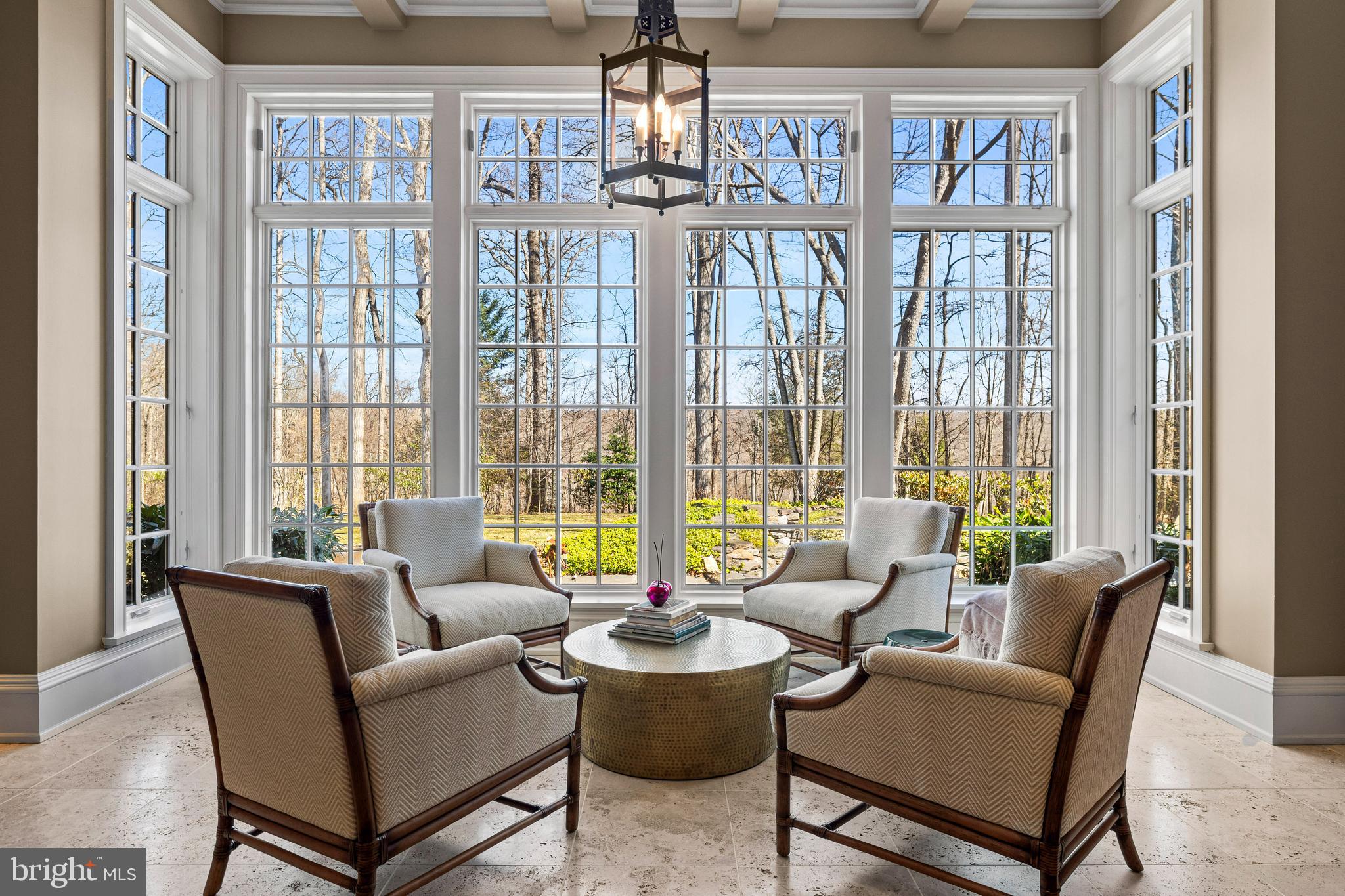 11300 John Carroll Road Owings Mills, MD 21117 - Photo 20 of 102 a living room with furniture and floor to ceiling windows