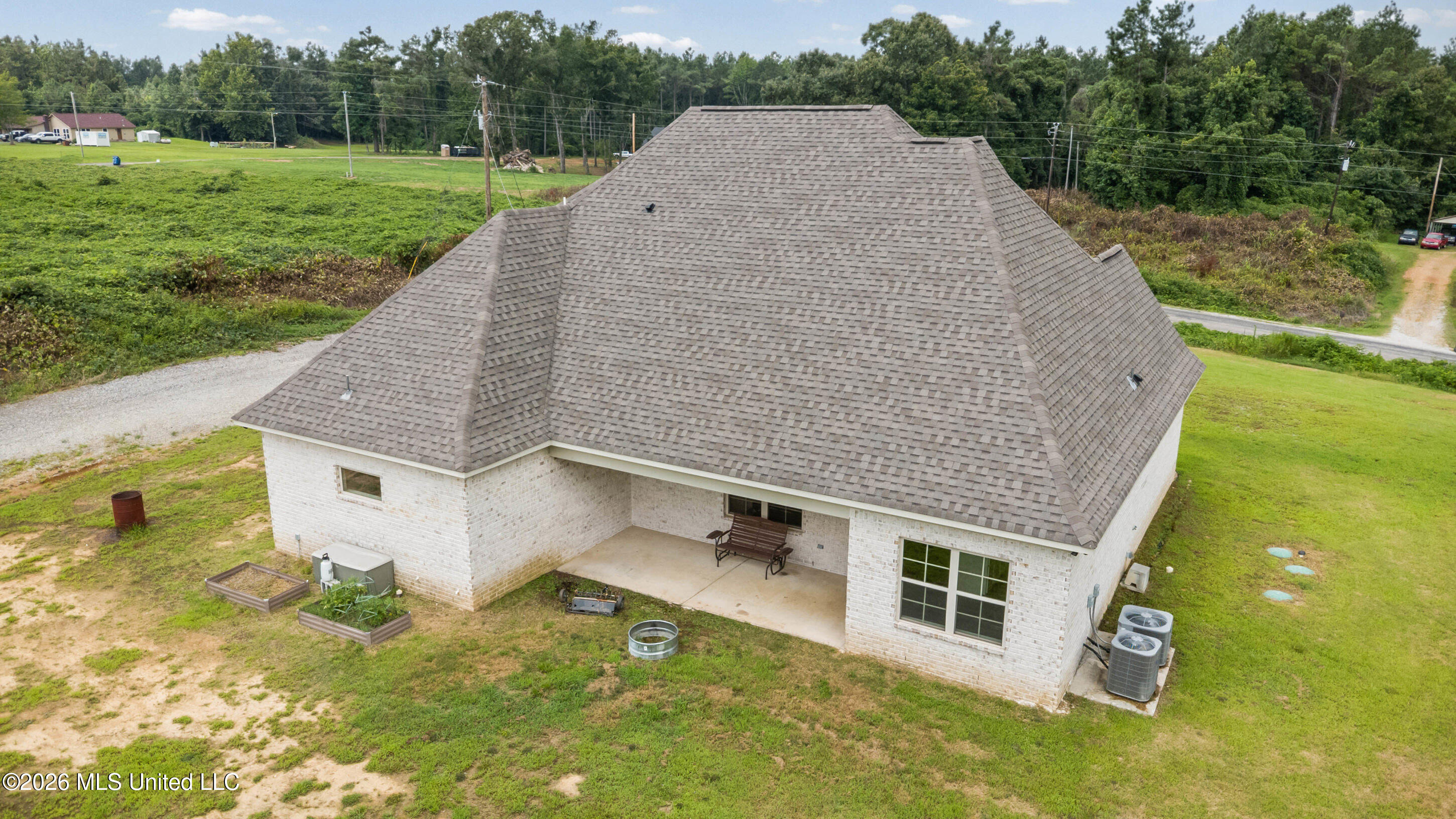 167 Chulahoma Road Holly Springs, MS 38635 - Photo 39 of 41 Aerial View of Covered Patio