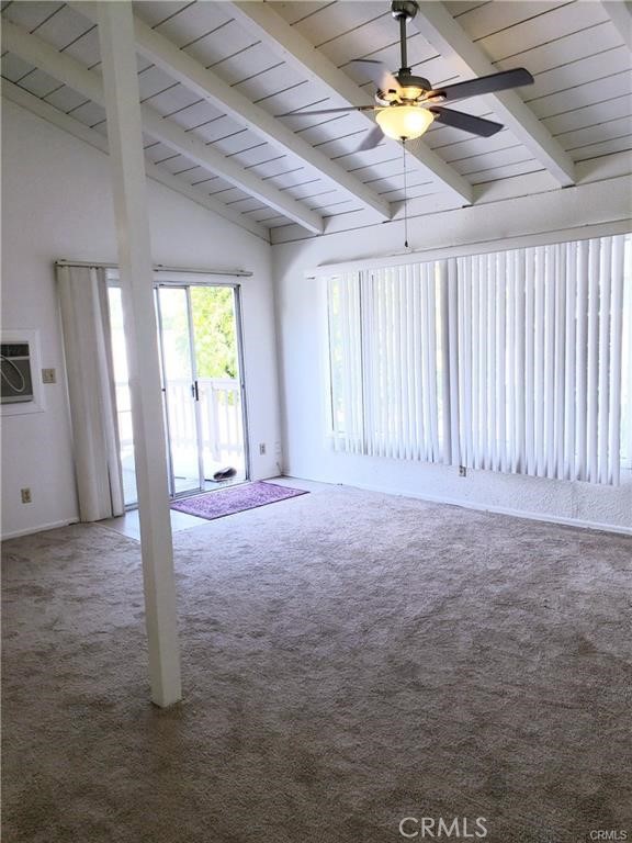 410 South Orange Avenue, Unit B Brea, CA 92821 - Photo 4 of 7 an empty room with windows and fan