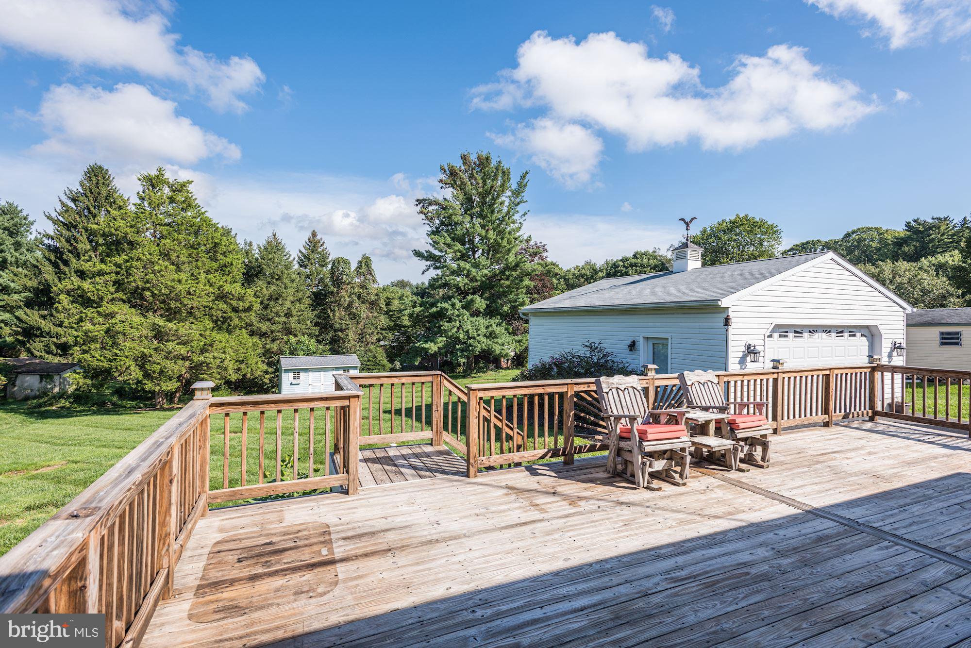 402 Cedar Springs Road Bel Air, MD 21015 - Photo 31 of 40 Deck | Detached Garage