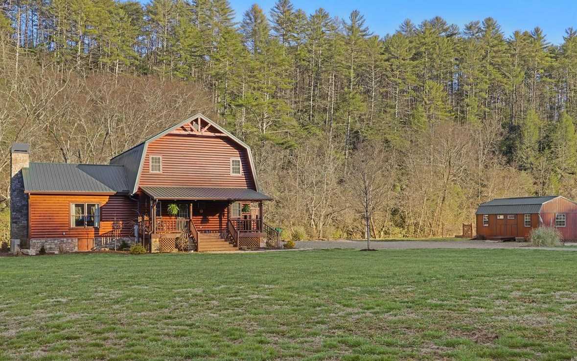 35 River Meadows Lane Blue Ridge, GA 30513 - Photo 4 of 4 a view of a house with a backyard