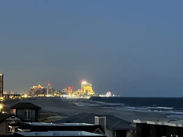 a view of sunset