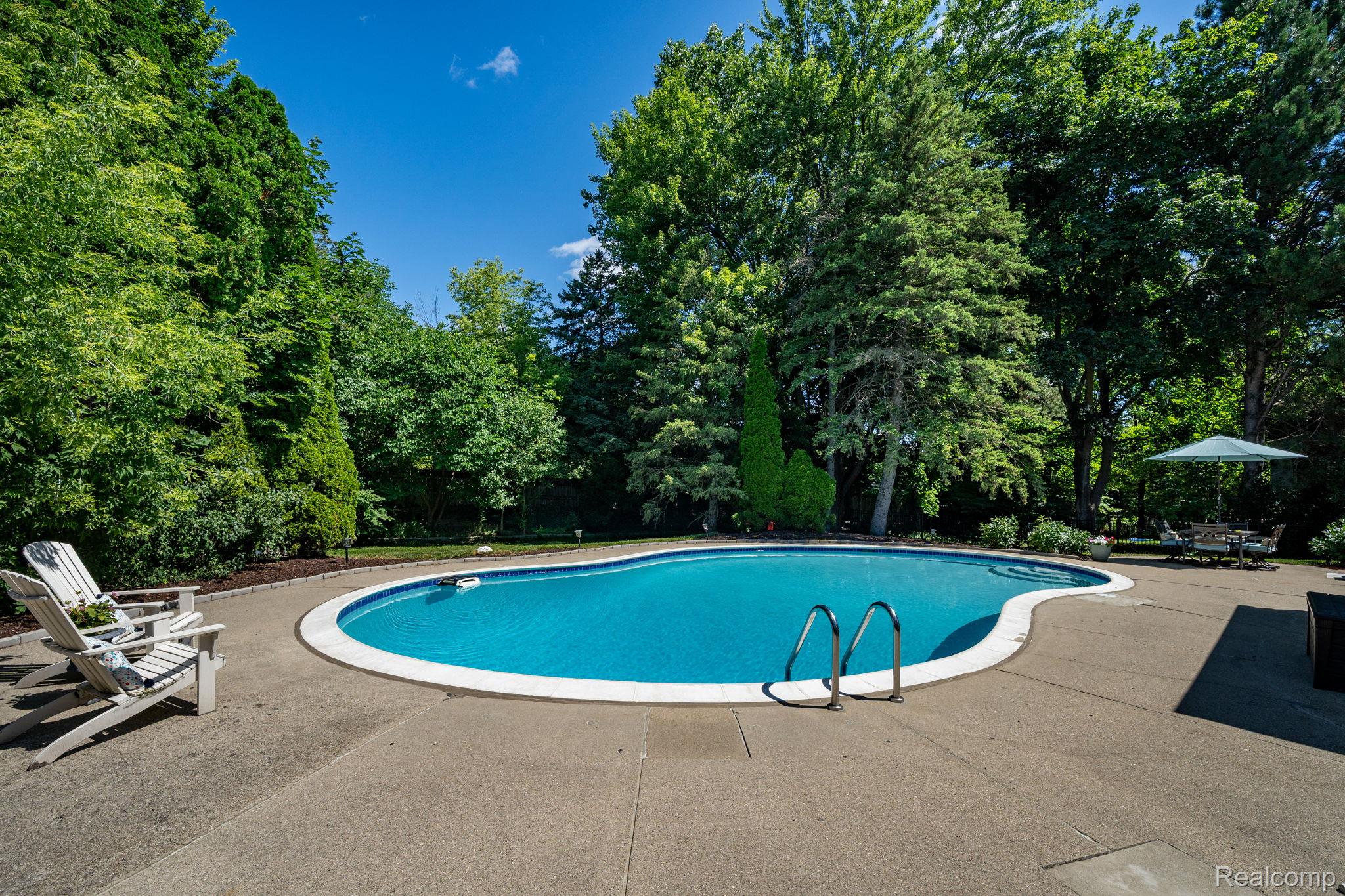 1120 Hackberry Circle Rochester, MI 48309 - Photo 47 of 53 Luxury Gunite Pool