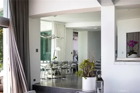 a view of dining room and kitchen view