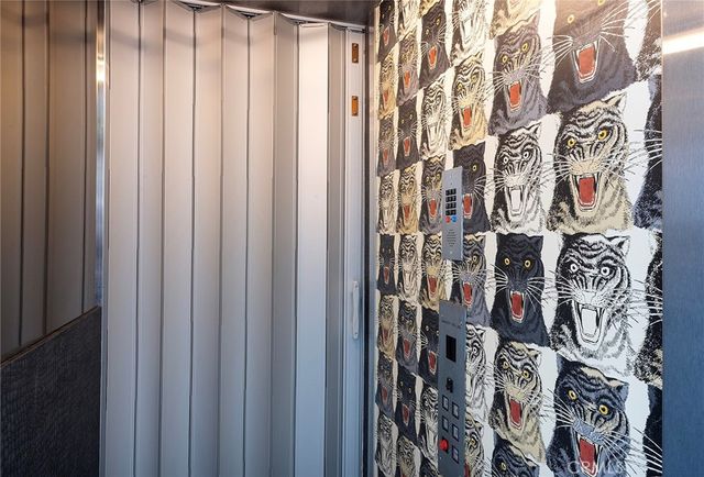 a view of a walk in closet