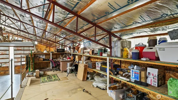 a view of storage and utility room