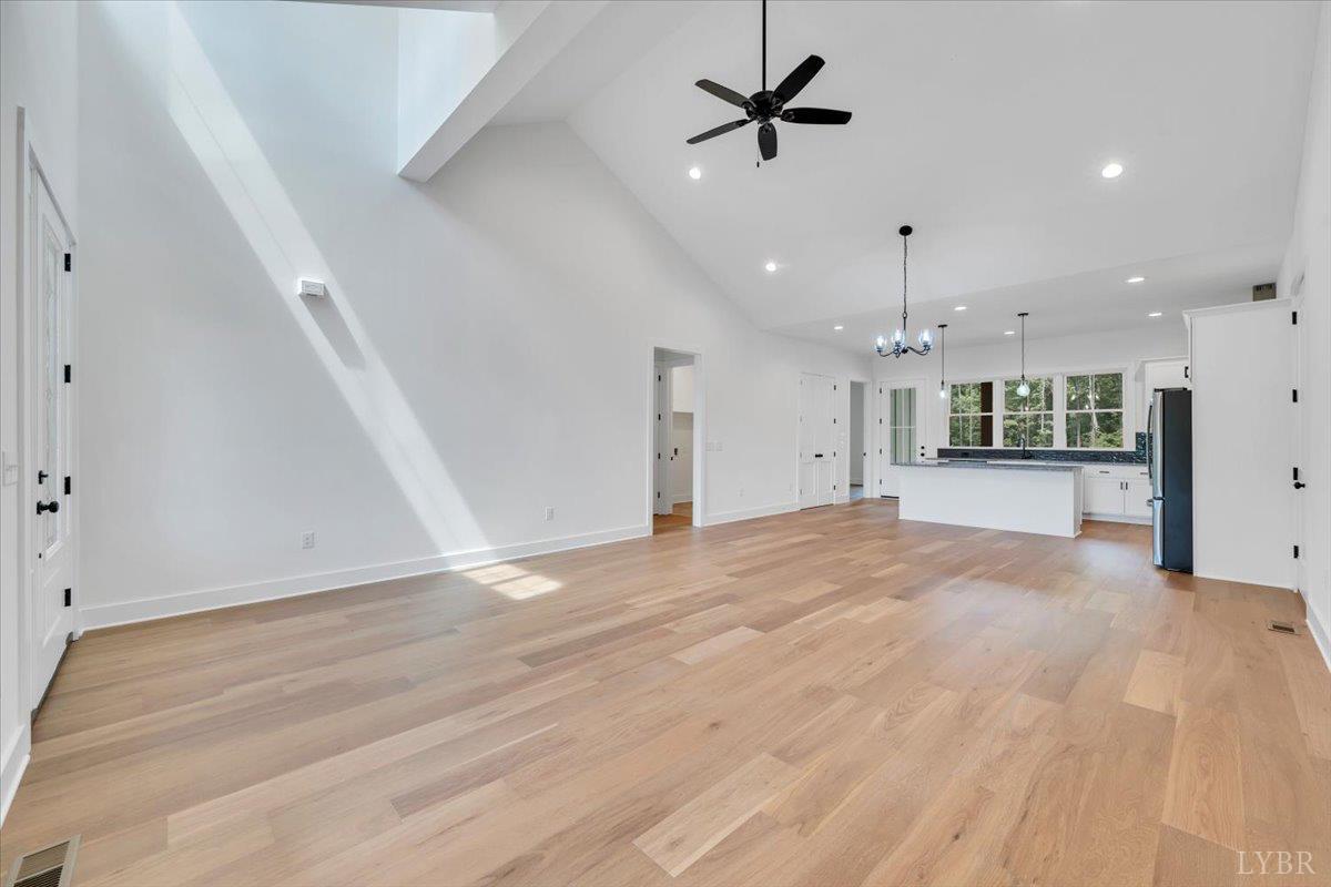 1218 Morgans Church Road Bedford, VA 24523 - Photo 9 of 53 a view of large windows in an empty room