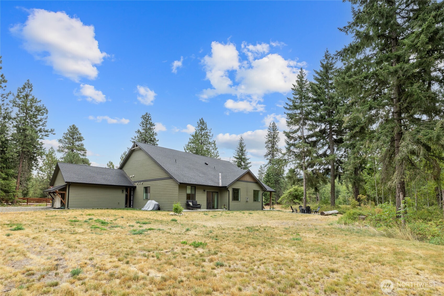 1111 Old Cedars Road Cle Elum, WA 98922 - Photo 27 of 31 a view of a house with a yard