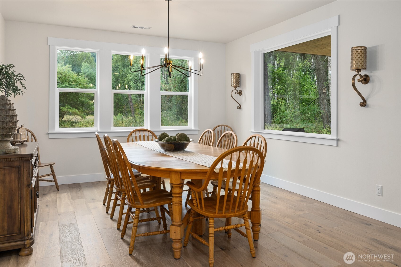 1111 Old Cedars Road Cle Elum, WA 98922 - Photo 10 of 31 a view of a dining room with furniture window and outside view