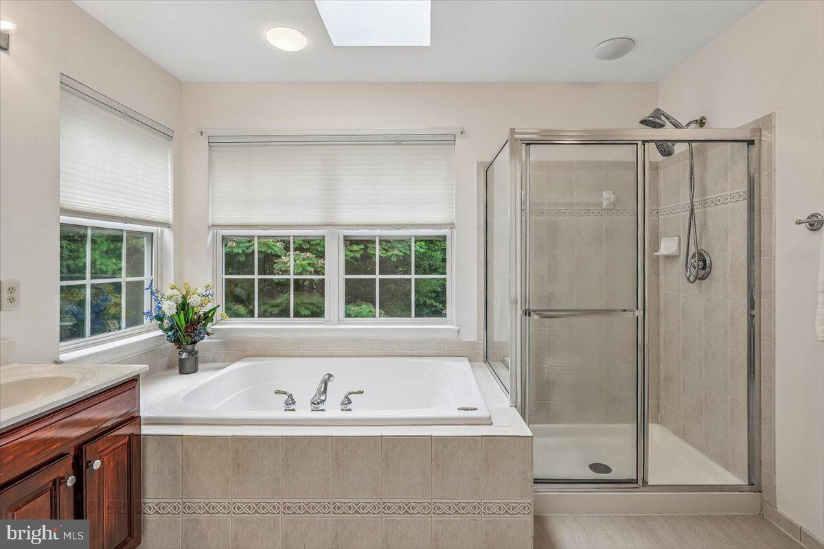 856 Sunny Chapel Road Odenton, MD 21113 - Photo 36 of 77 Primary bath with soaking tub & separate shower