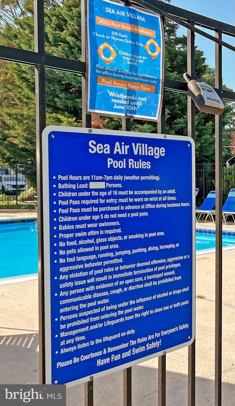 36298 Marsh Road Rehoboth Beach, DE 19971 - Photo 24 of 26 Pool Rules
