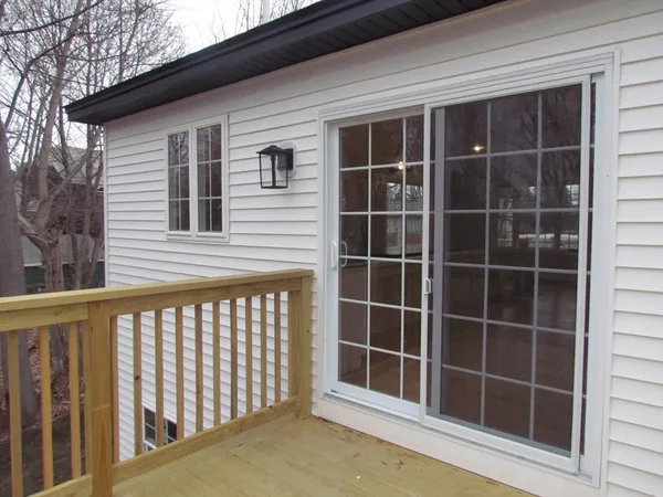 a view of front door