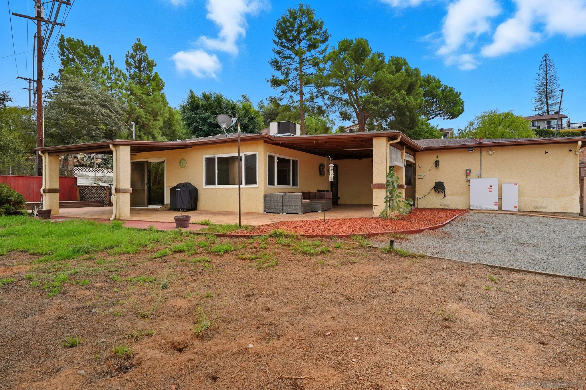 321 North Lane El Cajon, CA 92021 - Photo 29 of 44 a view of a house with a yard