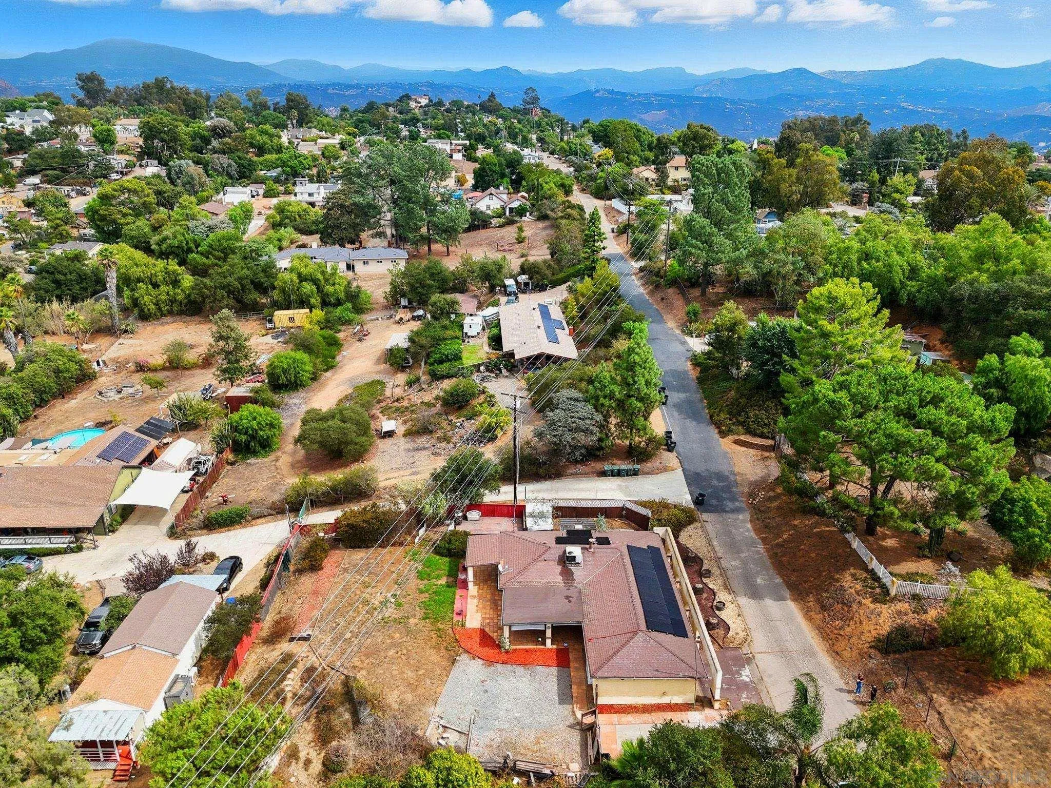 321 North Lane El Cajon, CA 92021 - Photo 43 of 44 an aerial view of residential houses with outdoor space