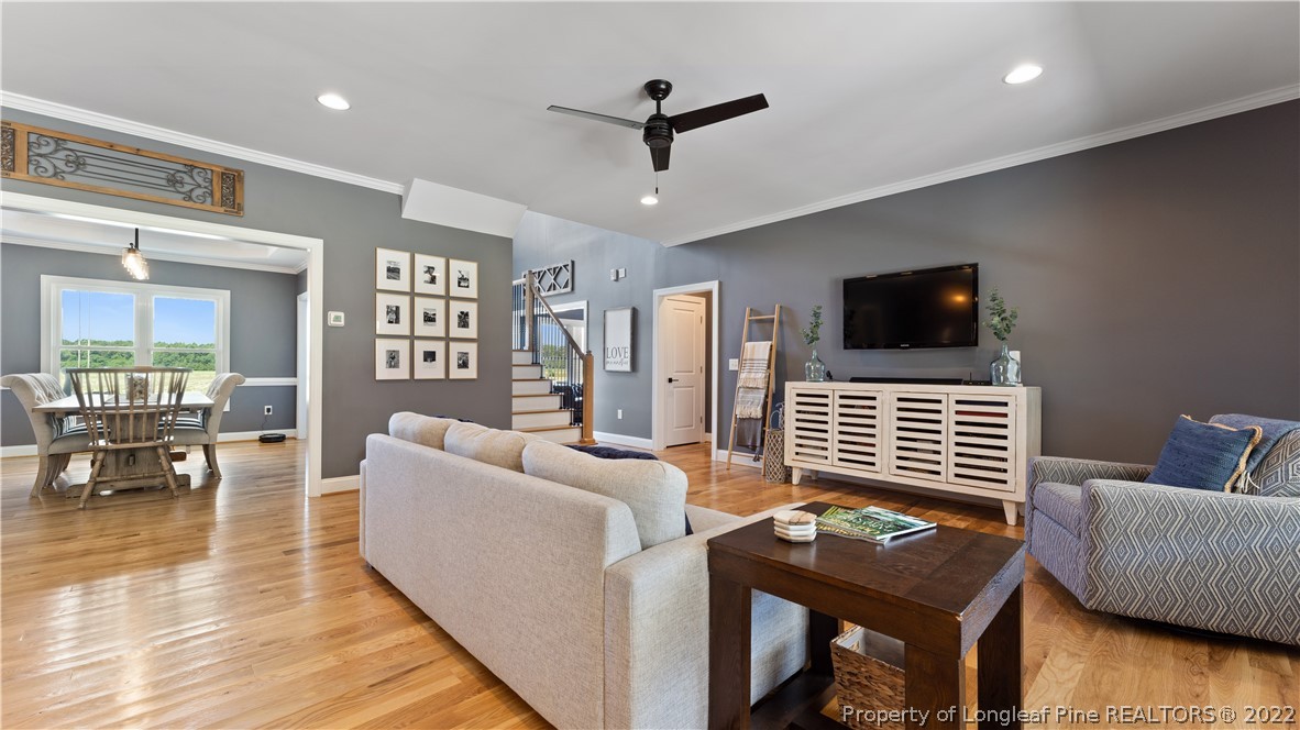 430 Mingo Church Road Dunn, NC 28334 - Photo 13 of 48 a living room with furniture and a flat screen tv