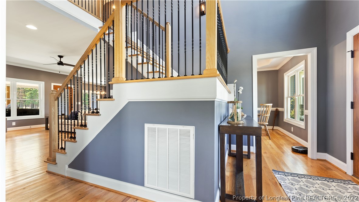 430 Mingo Church Road Dunn, NC 28334 - Photo 8 of 48 a view of entryway and hall with wooden floor