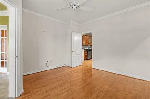 wooden floor in an empty room