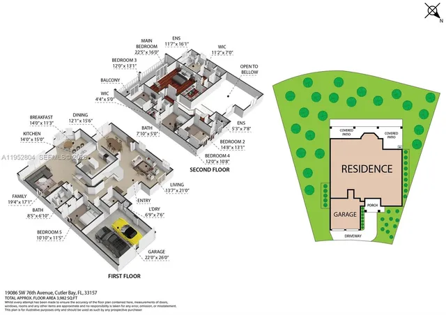 $1,075,000 | 19086 Southwest 76th Avenue, Cutler Bay, FL 33157