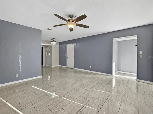 a view of an empty room