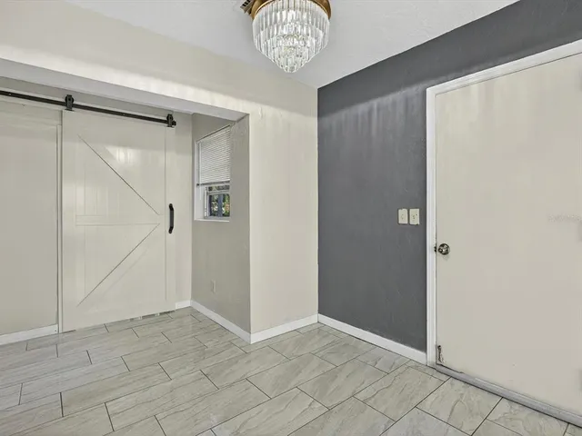 a view of an empty room