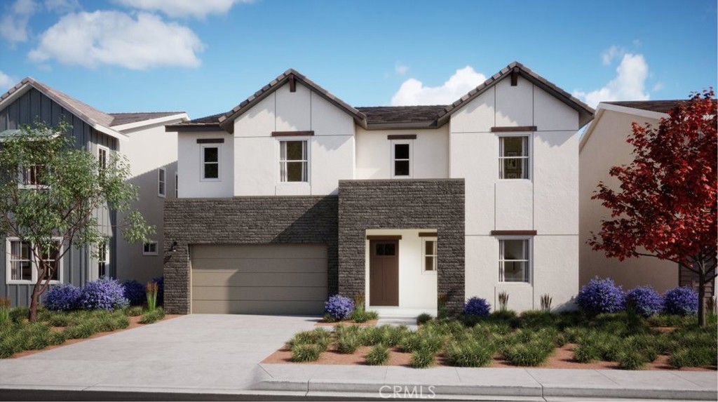 21381 Cloud Ridge Yorba Linda, CA 92887 - Photo 37 of 38 a front view of a house with a garden and plants