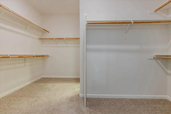a view of storage and utility room with shelf