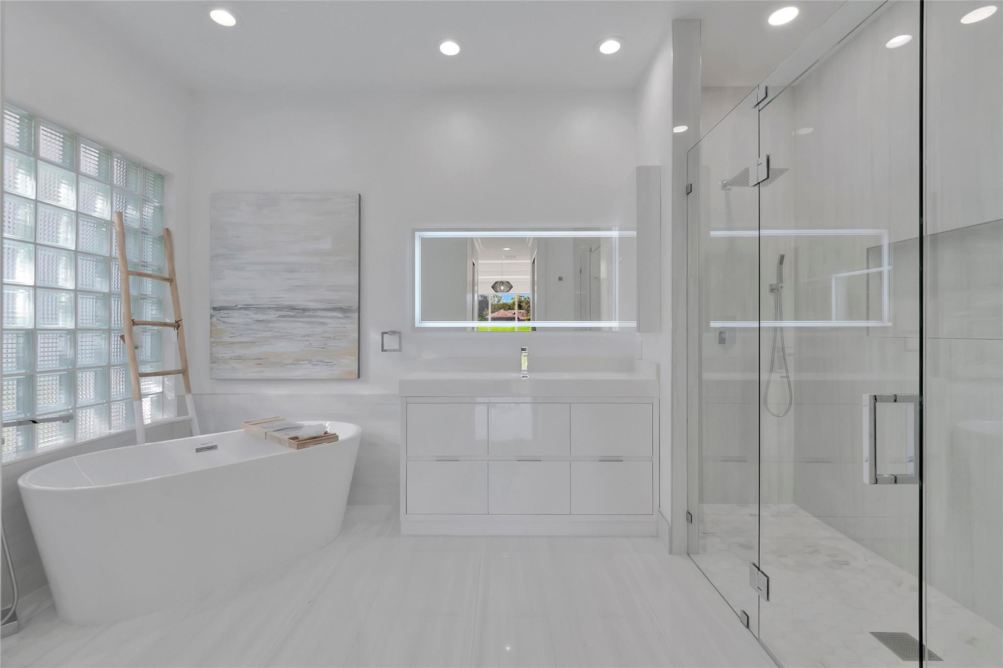 4088 Briarcliff Circle Boca Raton, FL 33496 - Photo 14 of 36 a bathroom with a bathtub and shower
