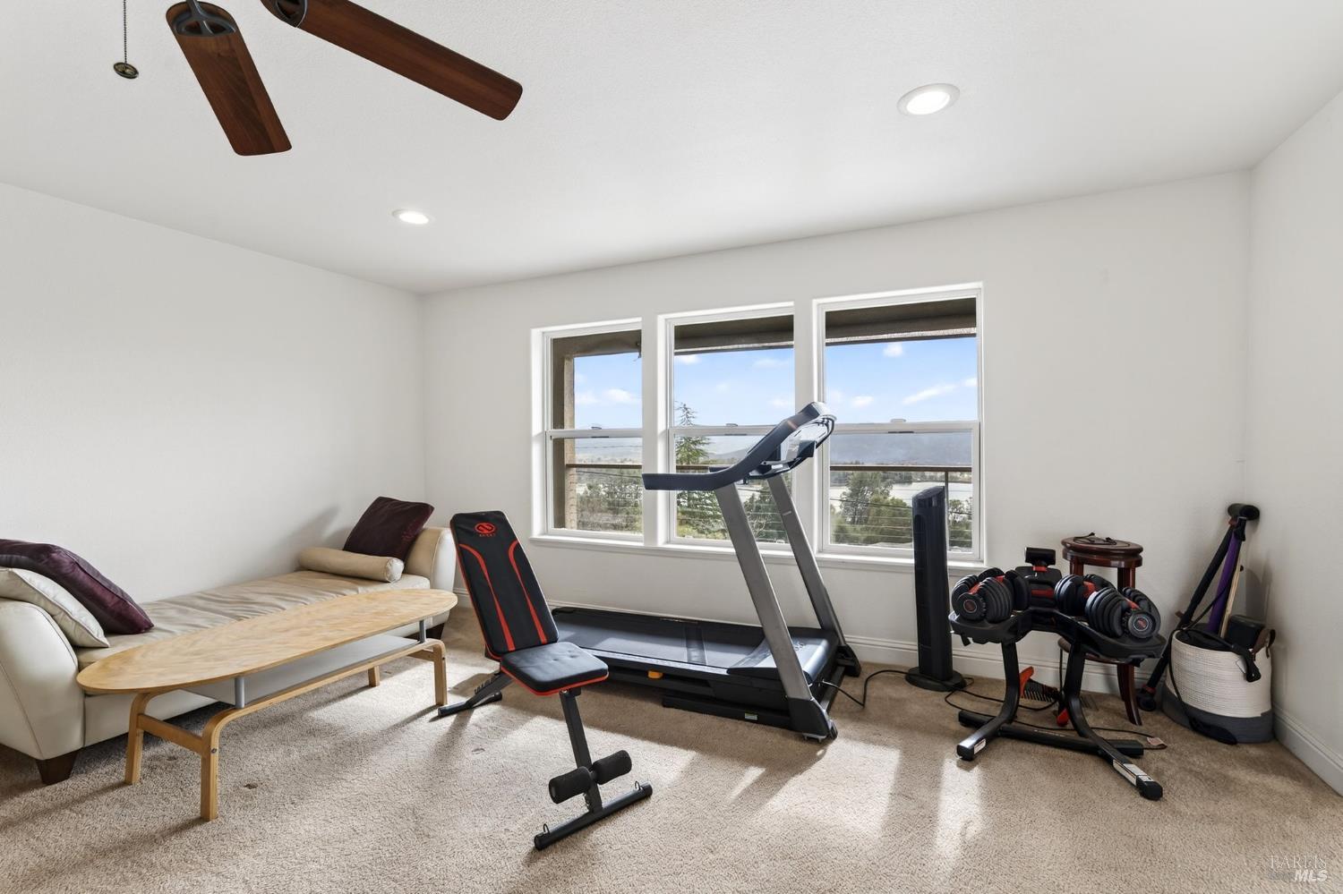 17437 Greenridge Road Hidden Valley Lake, CA 95467 - Photo 17 of 54 a view of a workspace with furniture