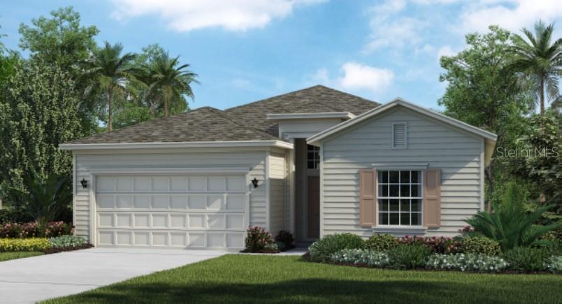 7635 Southwest 74th Loop Ocala, FL 34474 - Photo 1 of 1 Artist rendering; illustration only; colors, features, and garage orientation may differ.