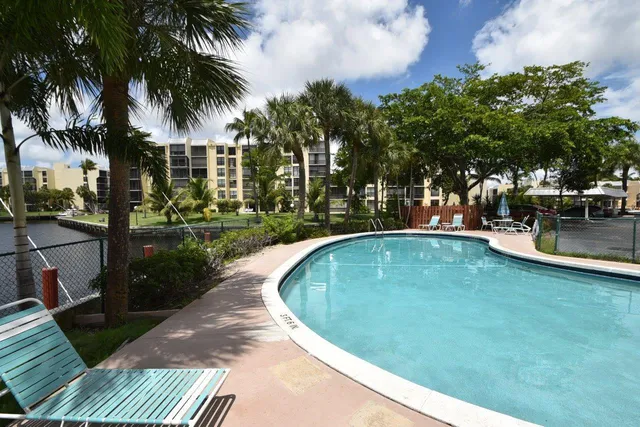 a view of outdoor space with swimming pool