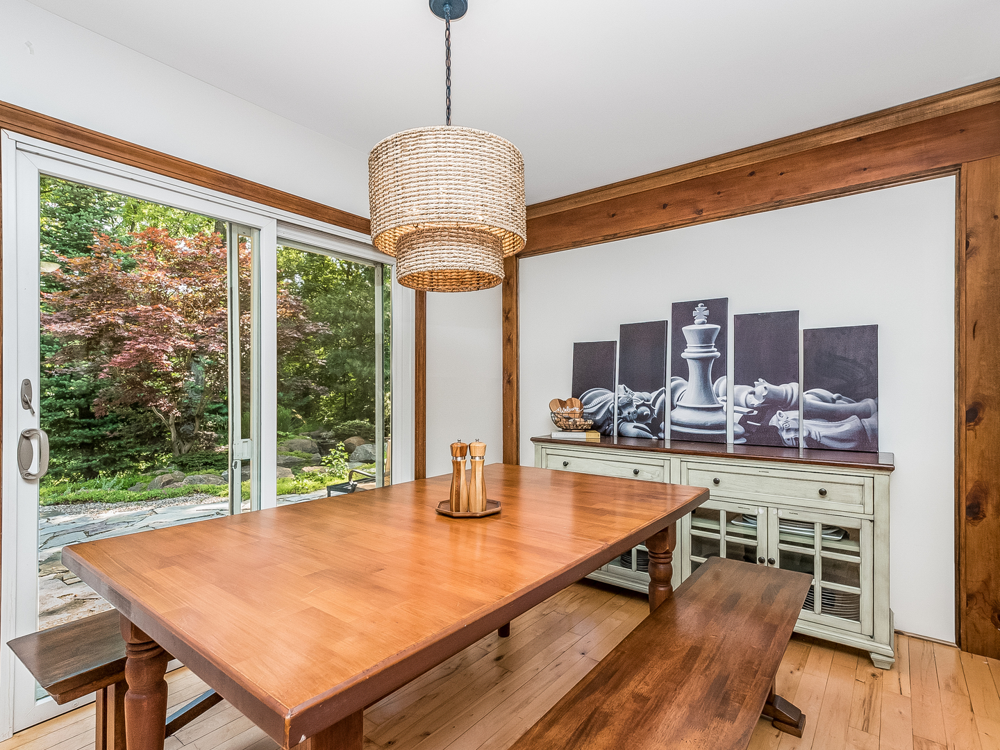 41W558 Farview Road Elburn, IL 60119 - Photo 24 of 50 a view of a dining room with furniture window and wooden floor
