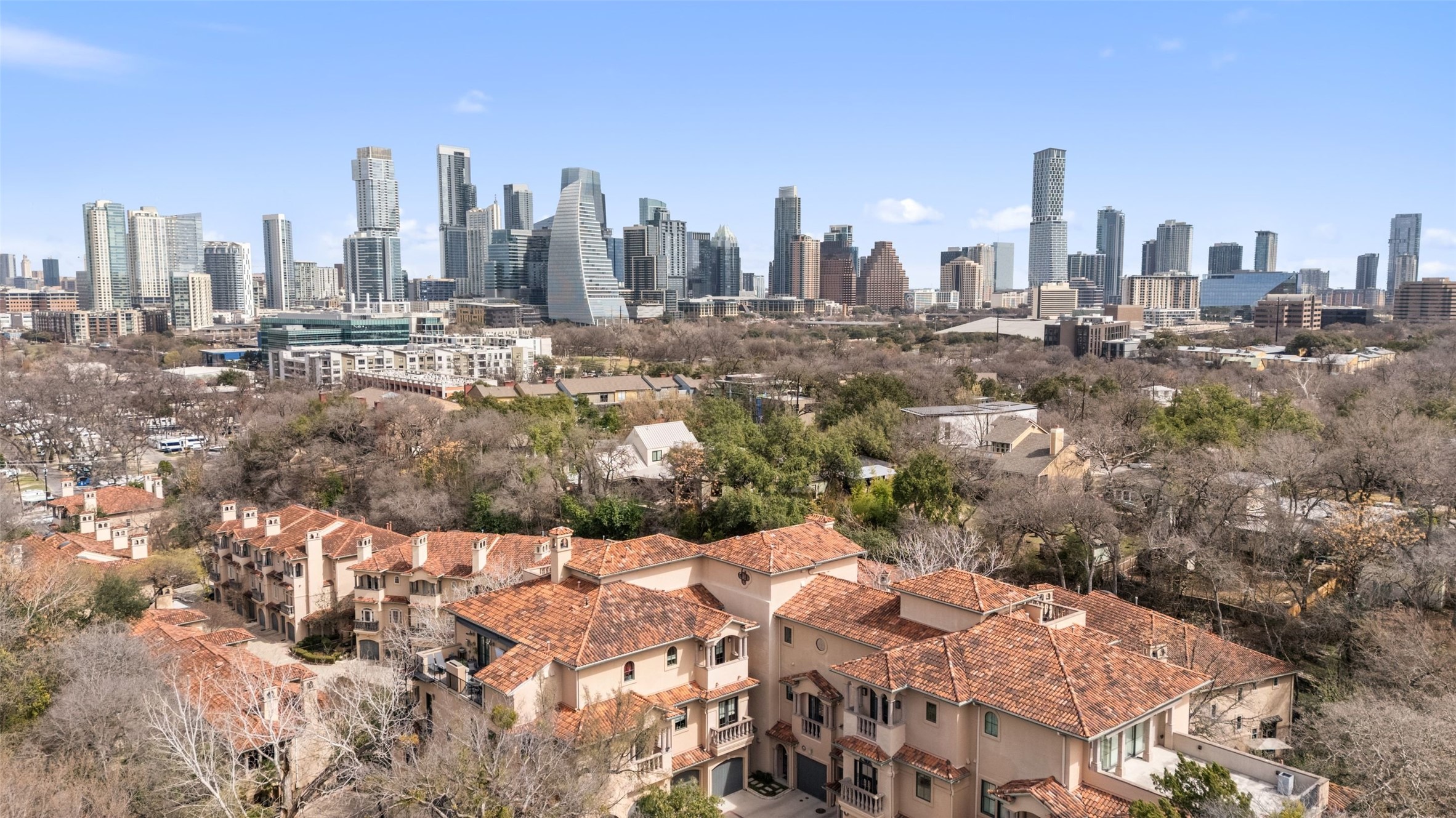 1529 Barton Springs Road, Unit 2 Austin, TX 78704 - Photo 39 of 40 a view of a city with tall buildings