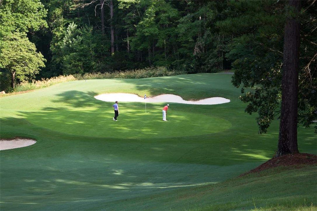 5 High Tide Court Salem, SC 29676 - Photo 36 of 40 This lush green golf course features bunkers and verdant trees.