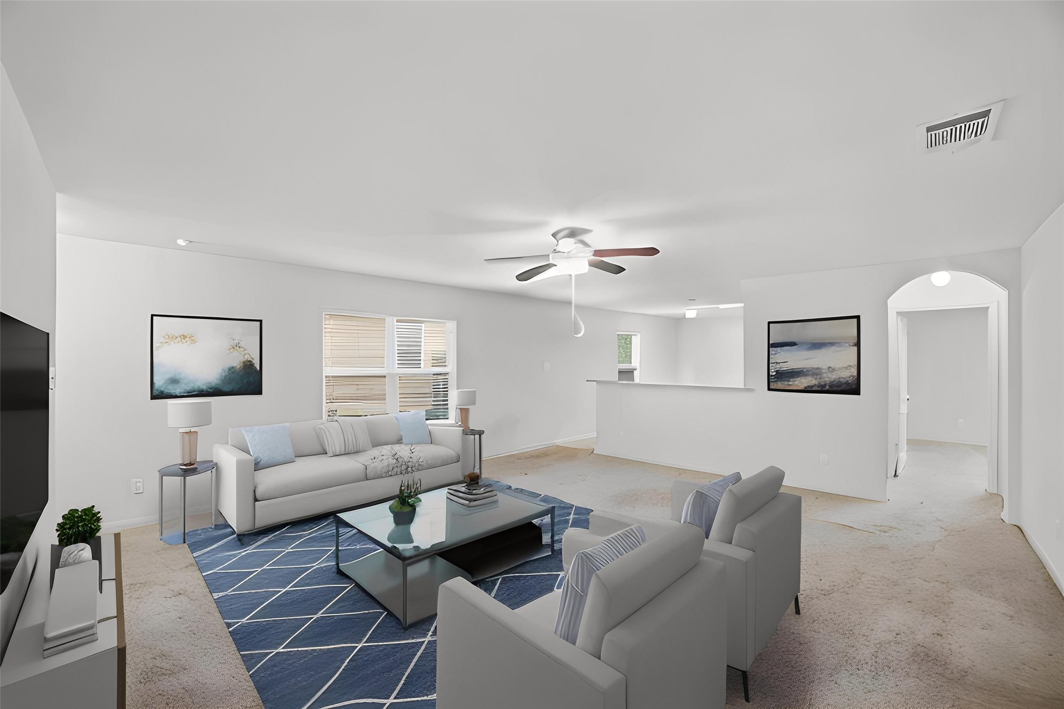 107 Millers Loop Jarrell, TX 76537 - Photo 12 of 31 a living room with furniture and a window