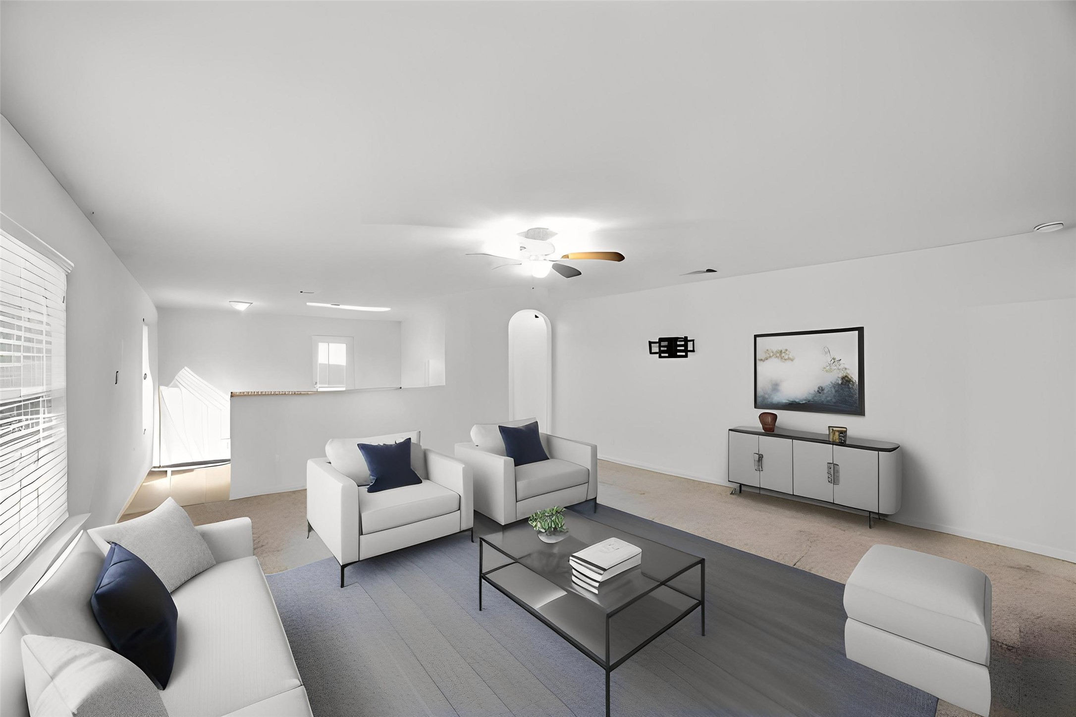 107 Millers Loop Jarrell, TX 76537 - Photo 10 of 31 a living room with furniture and wooden floor