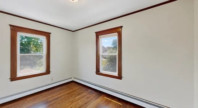 a view of a room with window