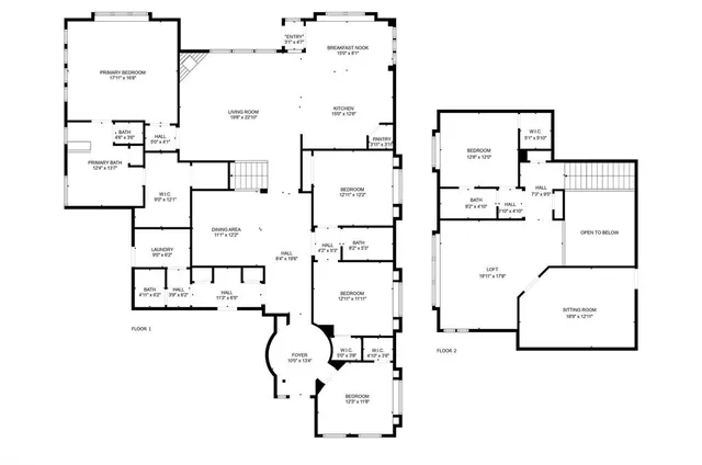 a picture of floor plan